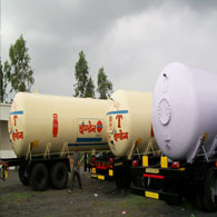 LPG Mobile tank.